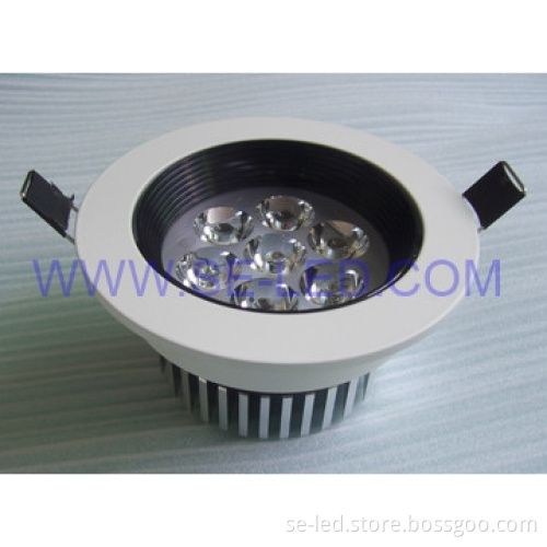 7*1W Epistar/Bridgelux Dimmable LED Down Light